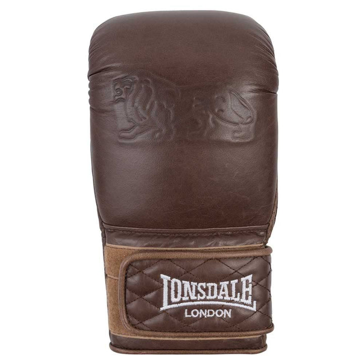 Lonsdale Boxsackhandschuhe aus Leder Vintage Bag Gloves Vintage Brown S/M, Vintage Brown S/M
