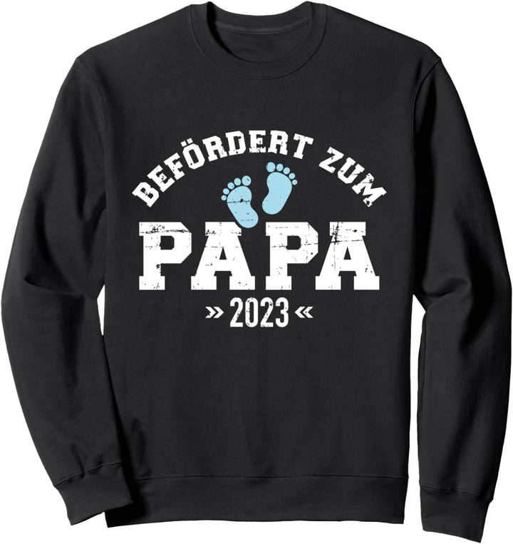 Befördert zum Papa 2023 Schwangerschaft verkünden Sweatshirt