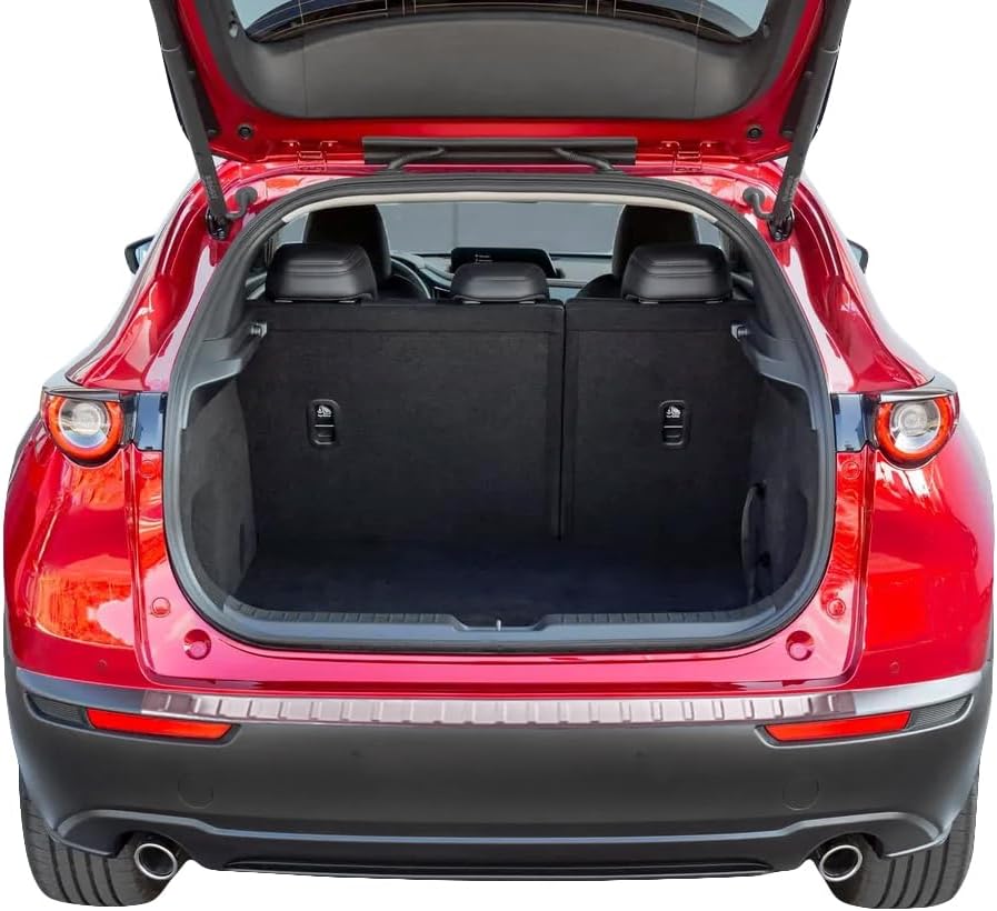 RECAMBO Ladekantenschutz Edelstahl MATT - kompatibel für Mazda CX-30 | Typ DM | BJ ab 2019> - V2A ge