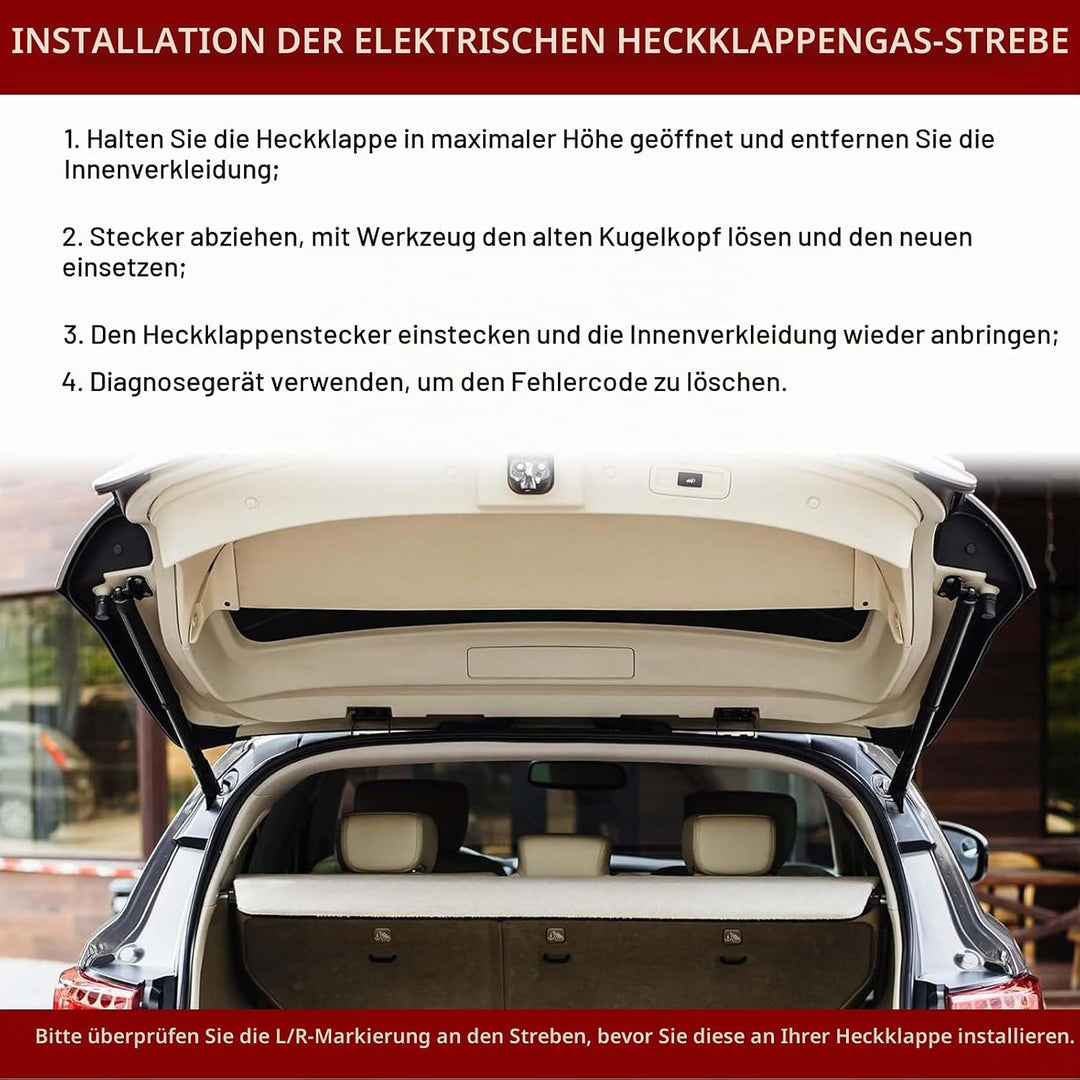 Antriebseinheit Heckklappe Gasdruckfeder, Paar Links und Rechts für S-koda Oc-tavia III 5E5 Kombi 20