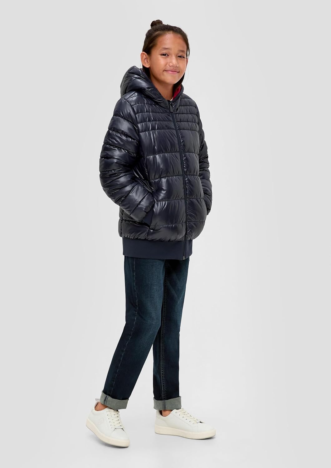 s.Oliver Mädchen Outdoor Jacke 110 Blau, 110 Blau