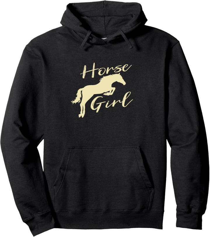 Horse Girl Süsses Pferde Mädchen Reiterin Reiten Pullover Hoodie