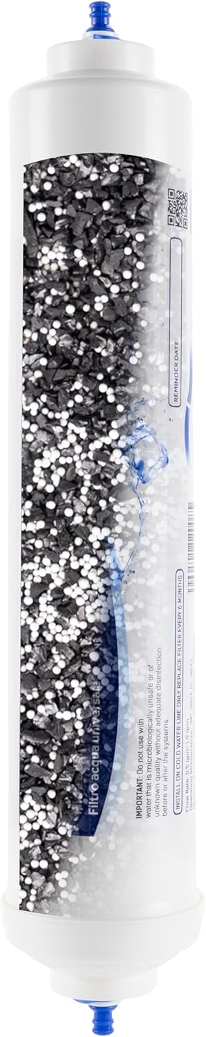 Aqualogis Wasserfilter Kühlschrank Ersatz mit Daewoo, Samsung, LG, BEKO, Bosch, Siemens 1/4 Push Fit