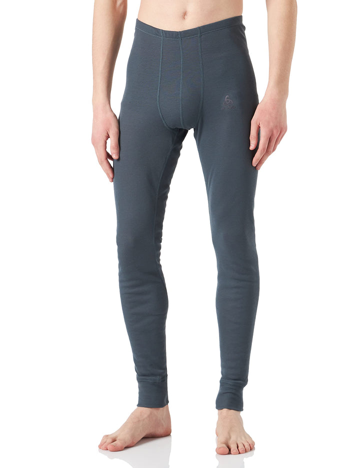 Odlo Bl Bottom Long Active Warm Eco Men's Leggings Dark Grey Melange L, Dark Grey Melange L