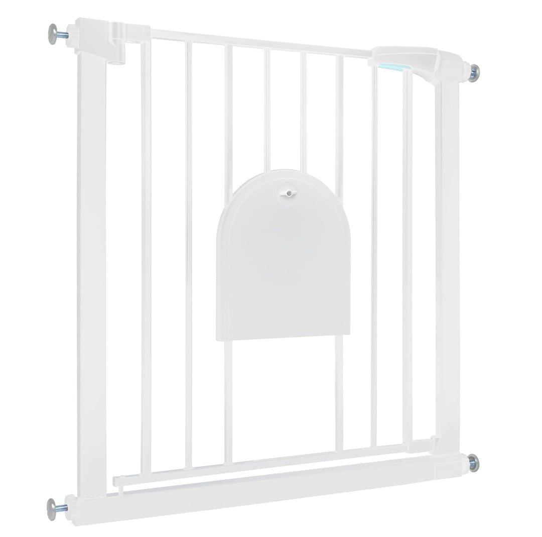 Aufun Treppenschutzgitter Türschutzgitter Kinder ohne Bohren, für 75-85 cm breit, Türgitter mit Druc