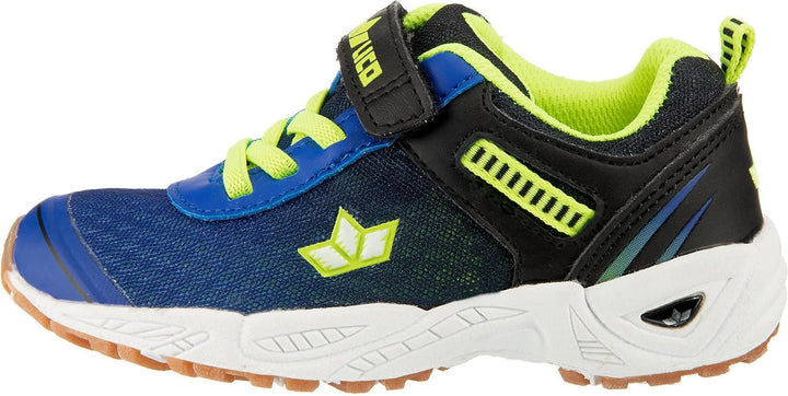 Lico Unisex Kinder Barney Vs Sneaker 27 EU Blau Schwarz Lemon, 27 EU Blau Schwarz Lemon