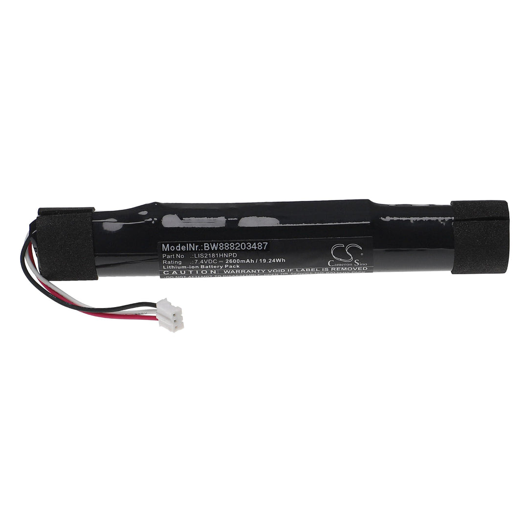 vhbw Akku kompatibel mit Sony SRS-X7, SRS-BTX300 Lautsprecher Boxen Speaker (2600 mAh, 7,4 V, Li-Ion