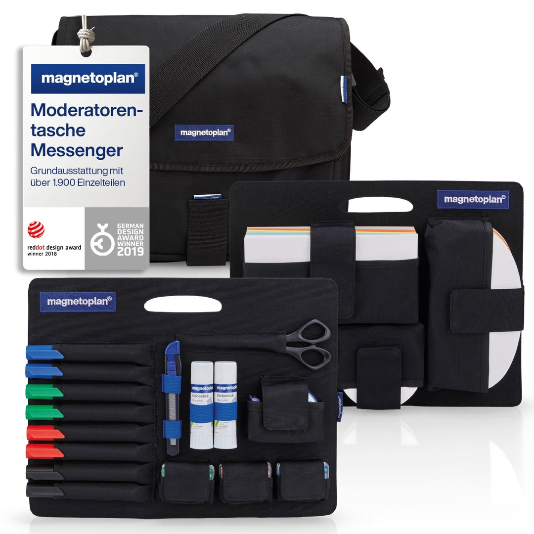 magnetoplan 11117 Moderat.tasche Messenger + Kit