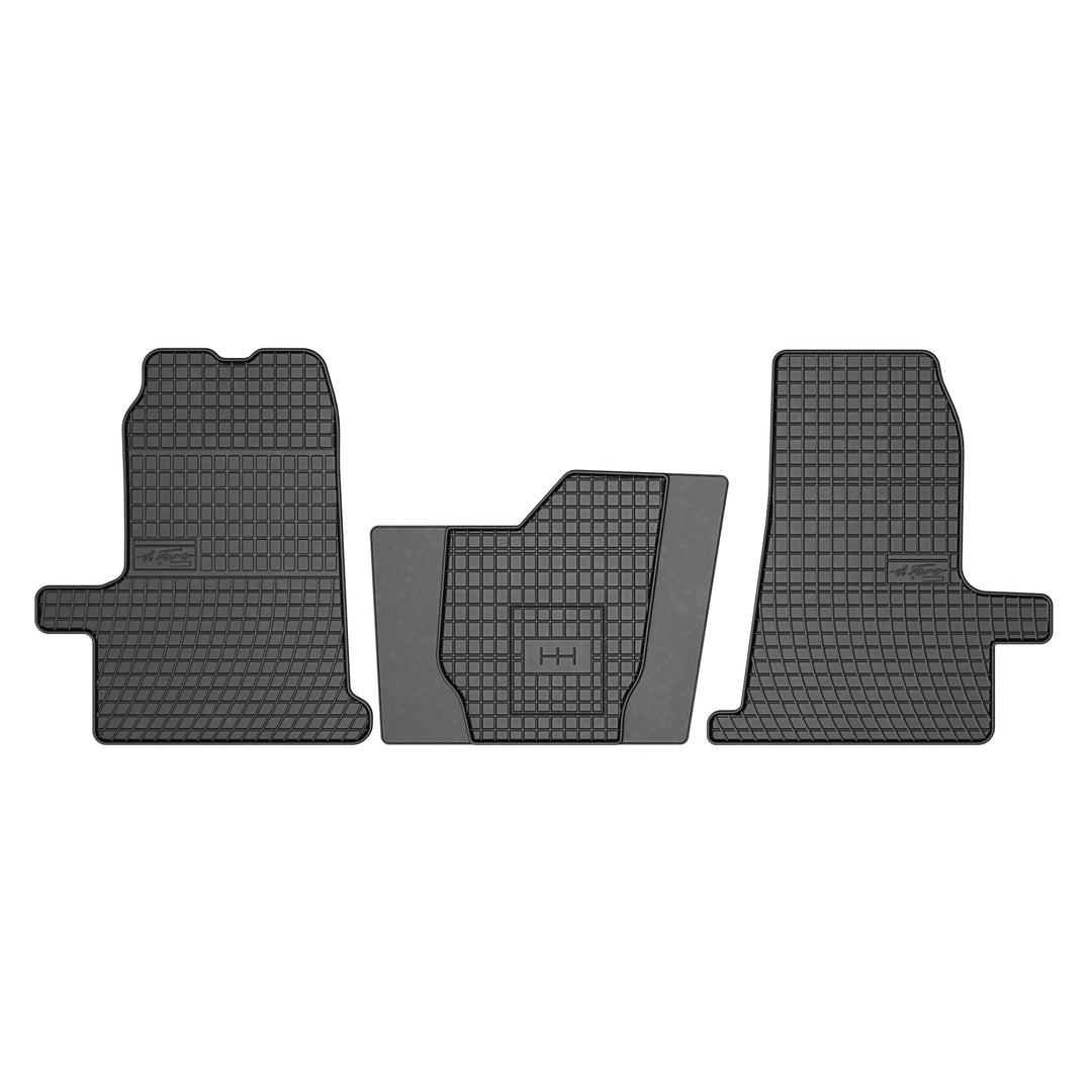 FROGUM EL Toro Gummimatten Ganzjähriges-Set von Autofussmatte Auto Fussmatten für Ford Transit V 200