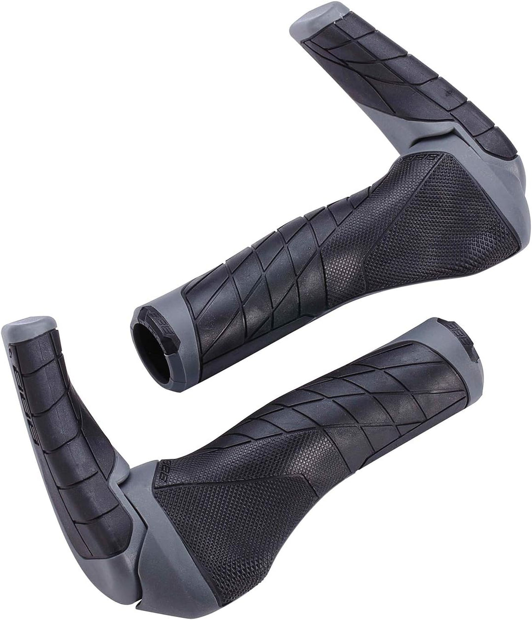 BBB ErgoTech Griffe/Hörnchenset BHG-87 schwarz/grau 133mm Einheitsgrösse, Einheitsgrösse