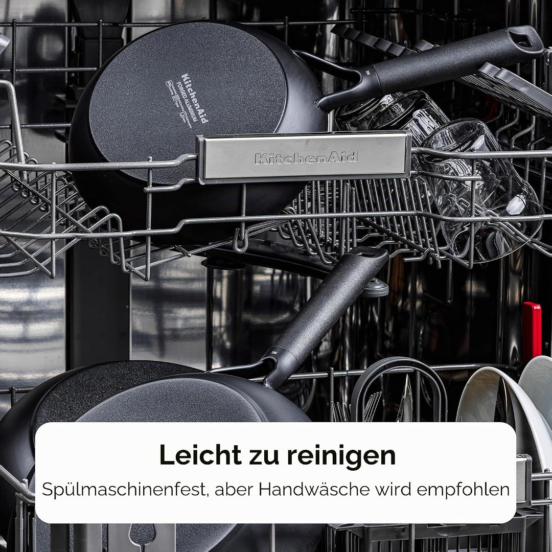 KitchenAid Classic Forged Bratpfanne (28cm), hart anodisiert, PFAS-freie gesunde keramische Antihaft