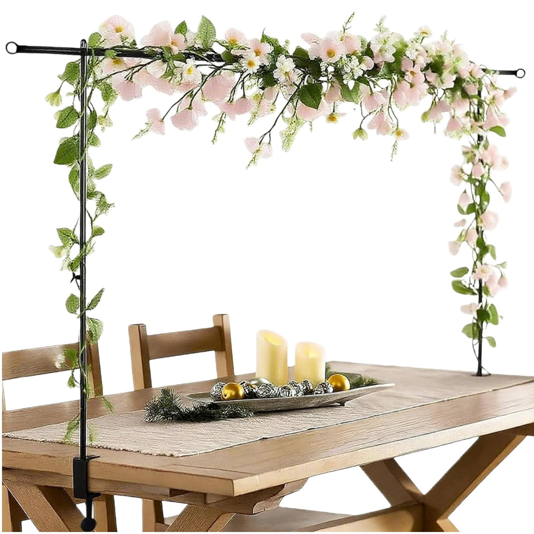 Tischbogen mit Klemmen, Metall Verstellbarer Tischbogenständer 80CM - 250CM Länge, Metal Over Table