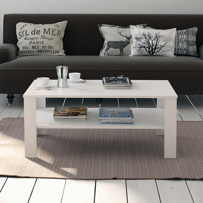 Vicco Couchtisch, Weiss, 100 x 42 cm, Weiss