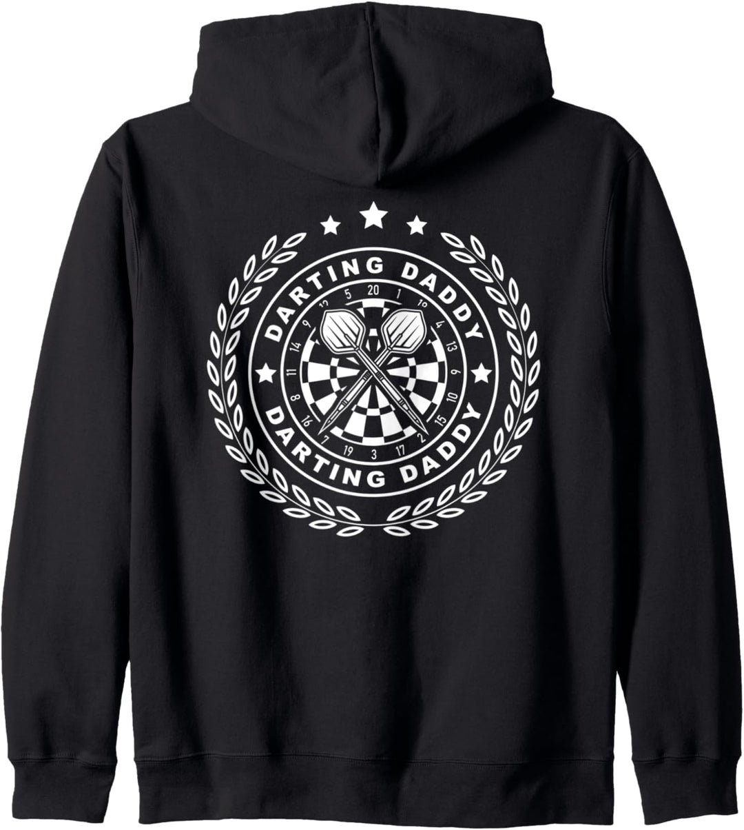 Darting Daddy - mit cooler Dartscheibe und Dartpfeile Kapuzenjacke