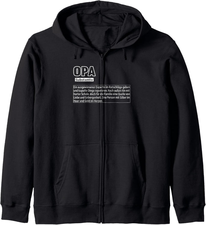Opa Substantiv Definition Noun Lustig Enkelin Oma Weltbester Kapuzenjacke