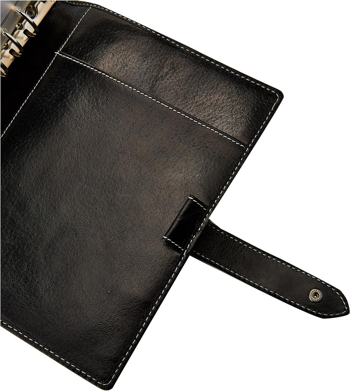 Filofax Malden A5 Organiser Black 2021, 21-028623 Schwarz, Schwarz