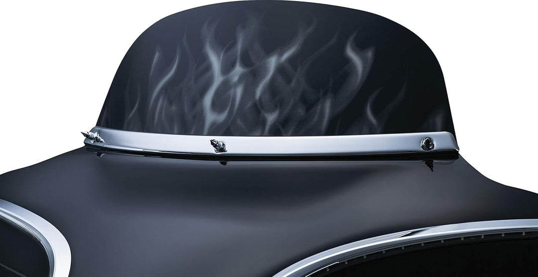 Kuryakyn 1310 Motorradzubehör: Glatte Windschutzscheiben-Verkleidung für Harley-Davidson Motorräder,