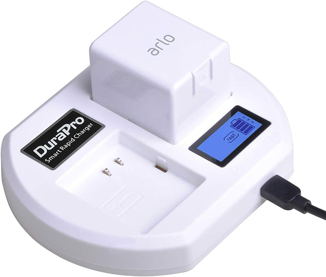 DuraPro LCD Dual Akku Ladegerät Ladestation für Arlo Pro, Arlo Security Light, Arlo Pro 2 & Arlo Go