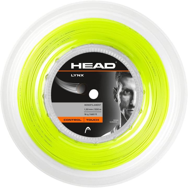 HEAD Lynx Rolle Tennis-Saite 18 yellow, 18 yellow
