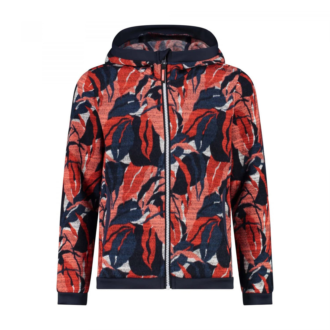 CMP Mädchen Kid G Jacket Fix Hood Jacket 98 Flamingo-Campari, 98 Flamingo-Campari
