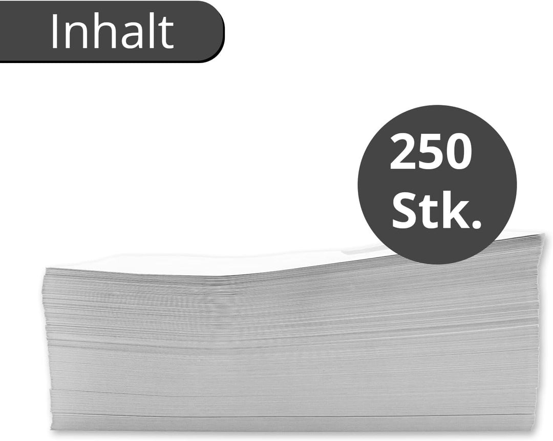easydruck24de Umschläge mit Fenster DIN C4-250 Stück I Versandtaschen haftklebend mit Abdeckstreifen