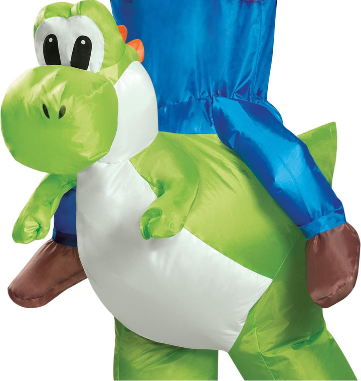 Disguise Herren-Kostüm Mario Riding Yoshi für Erwachsene, mehrfarbig, Einheitsgrösse