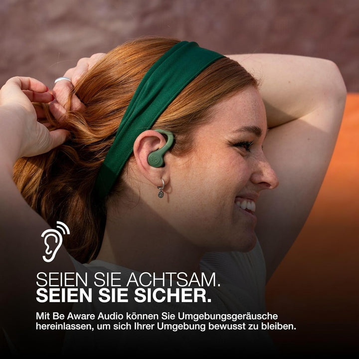 JLab Go Air Sport+ Kopfhörer Bluetooth, Sportkopfhörer 35+ Std., True Wireless In Ear Kopfhörer kabe