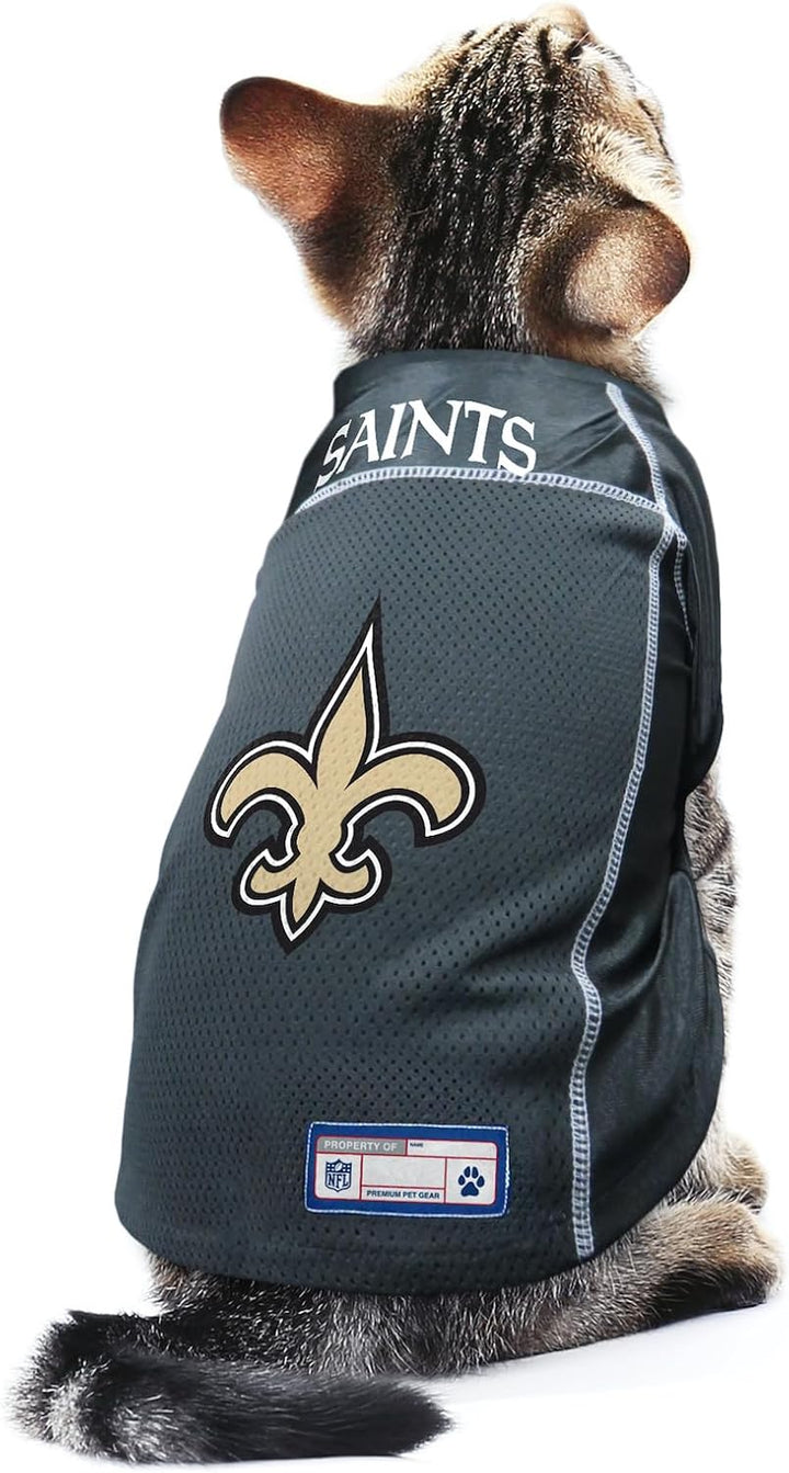 Littlearth NFL Basic Haustier-Trikots New Orleans Saints S (Neck: 11", Girth: 13"-15", Back: 9"), Ne