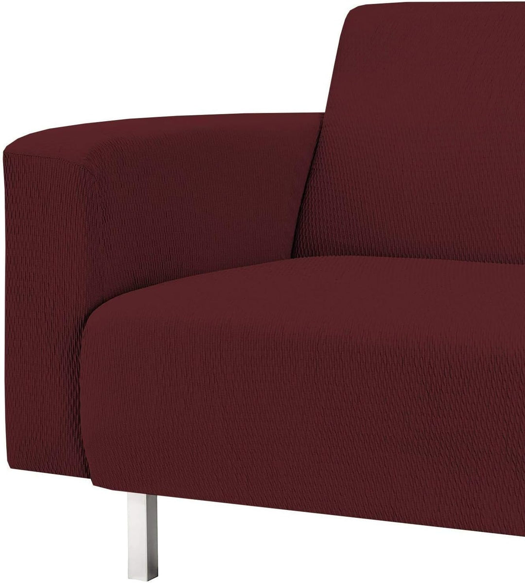 Schutzhülle Sofa elastisch Tunez Martina Home Chaisse Longue Brazo Derecho burgunderrot langer recht