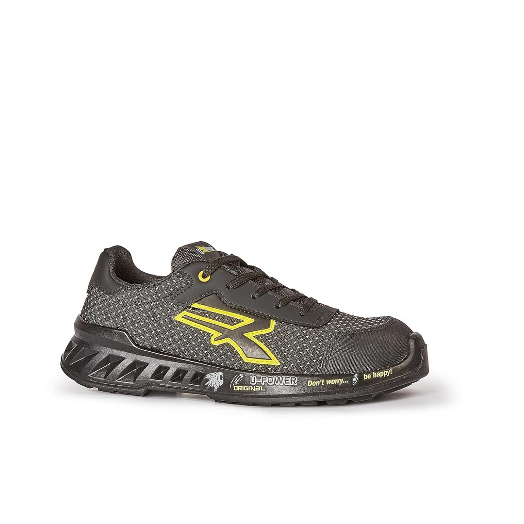 U POWER Unisex Matt Brandschutzschuhe 37 EU Schwarz, 37 EU Schwarz
