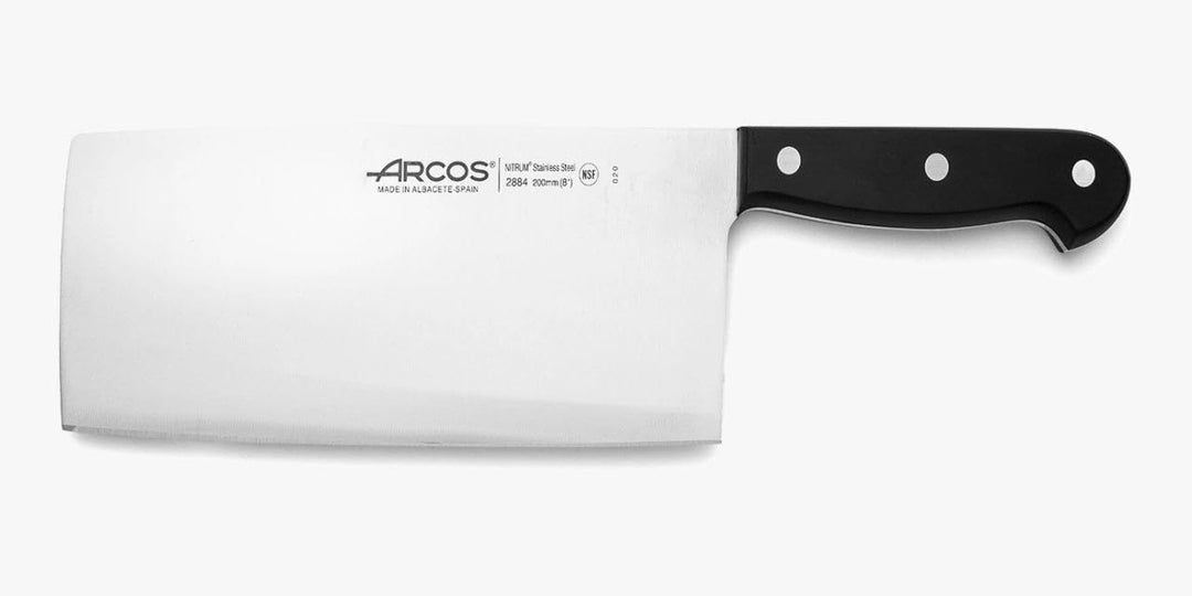 Arcos Serie Universal - Hackmesser Metzgermesser - Klinge Nitrum Edelstahl 200 mm - HandGriff Polyox