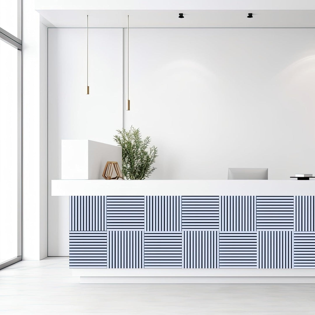 Akustikpaneele | Farbe: Pastellblau | Wandpaneele in verschiedenen Formaten | Deko Wohnzimmer | Wand