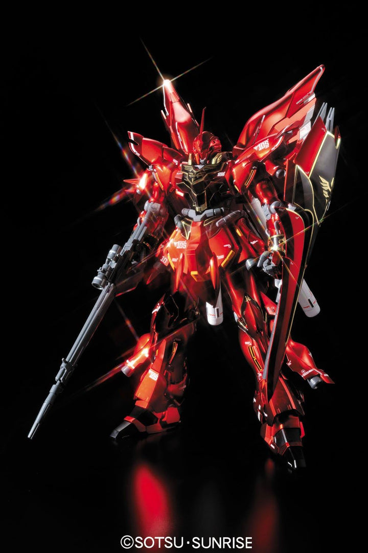 Unbekannt Gundam – MG 1/100 MSN-06S Sinanju Ver.Ka Titanium Finish – Modellbausatz BAN162051