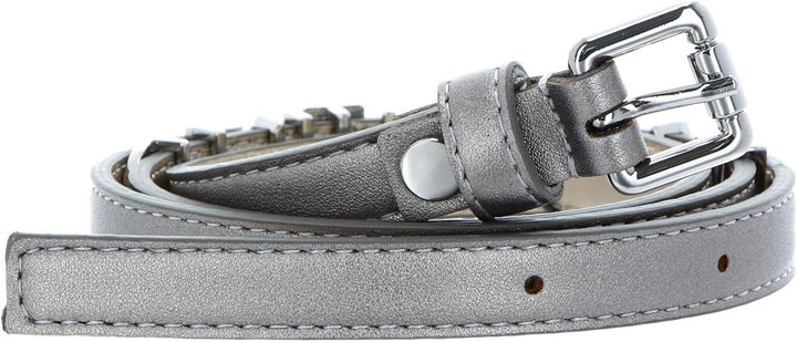 VALENTINO Emma Winter Belt W105 Argento/Nickel - kürzbar