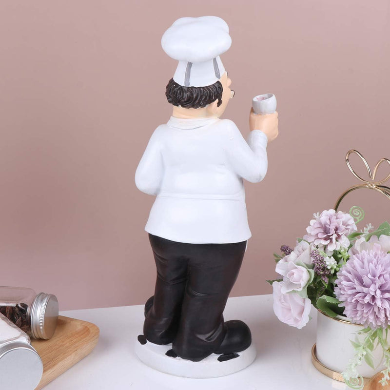 BESPORTBLE Küchen Figuren Miniatur Chef Koch Figur Französischer Küchenchef Harz Dekofigur Tortenfig