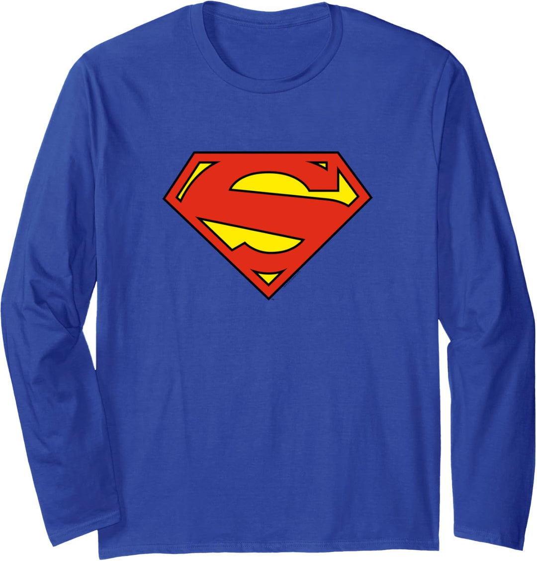 Superman New 52 Shield Langarmshirt