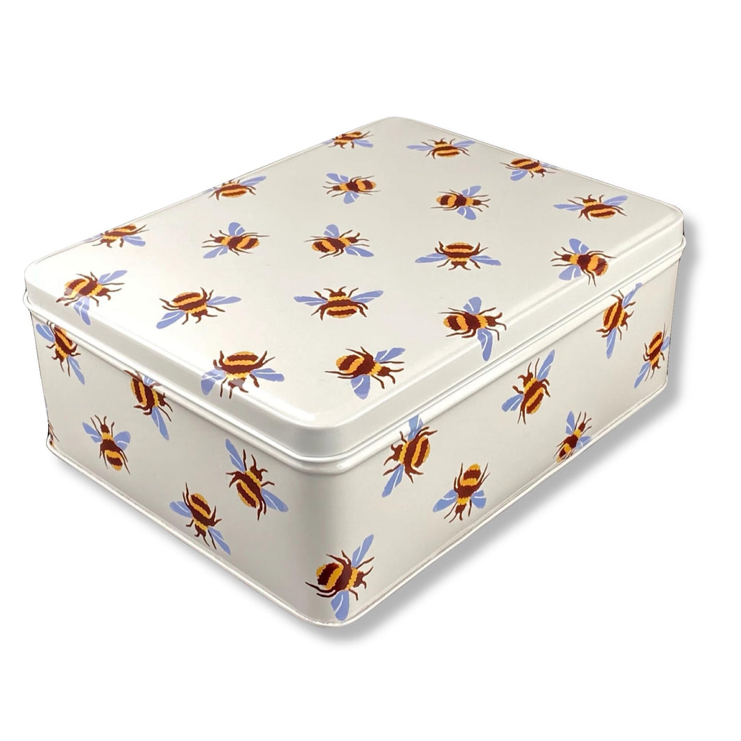 Geschenkdose Design Emma Bridgewater - Liebevoll gestaltete rechteckige Vorratsdose - Motiv Bienen -