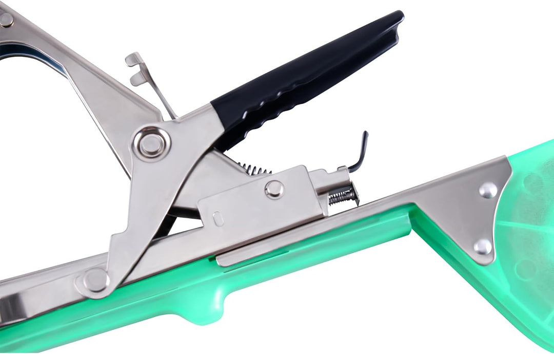 TIOMIOSEA Bindezange für Pflanzenbinder,handgehaltene Pflanzen-Bindemaschine,Pflanzenbindemaschine L