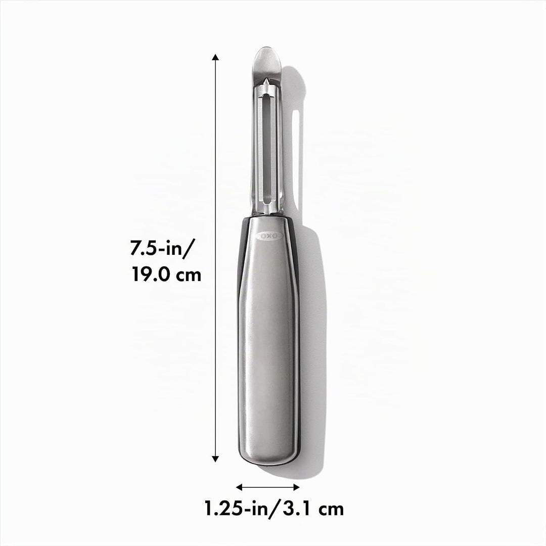 OXO Steel Drehschäler aus Edelstahl Aus Edelstahl Drehbarer Schäler, Aus Edelstahl Drehbarer Schäler