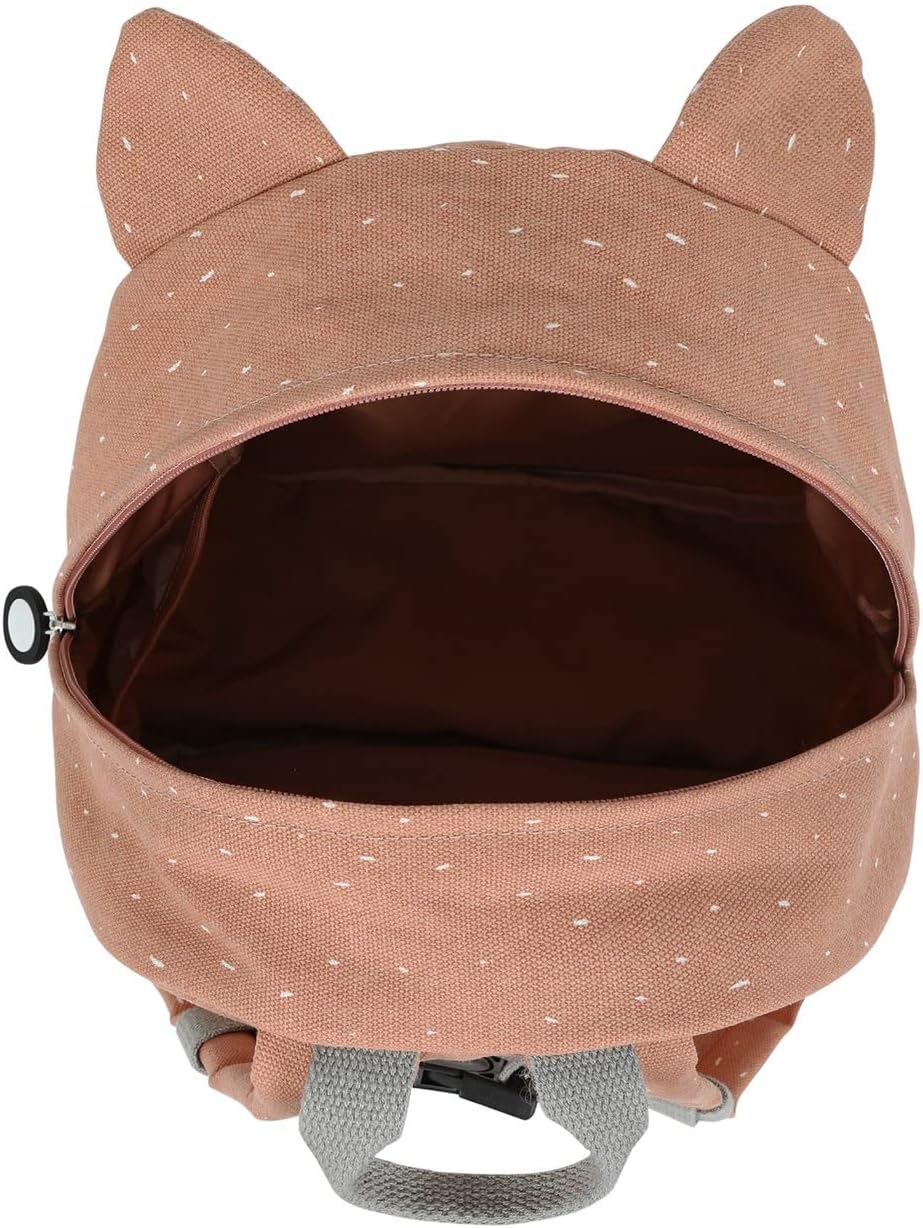 Trixie Rucksack - Rucksack für Kind - für Jungen und Mädchen - Kleiner Turnbeutel Dunkelrosa Mrs Cat