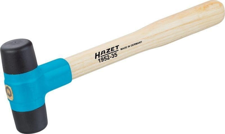 HAZET Kunststoff- Hammer 1952-50 I Hammer-Kopf- 50 mm I Mit auswechselbaren Desmopan-Köpfen und robu