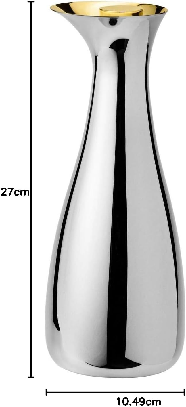 Stelton, Edelstahl, Silber, H 27cm, Ø 10,5cm