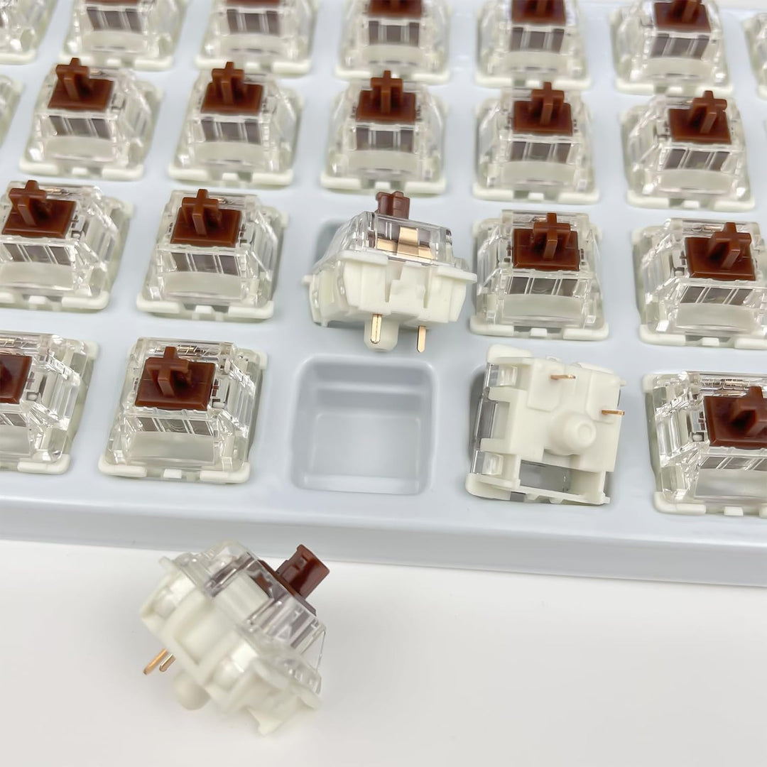 kutethy Gateron G Brown Pro 3.0 Switches Pre-lubed 3pin RGB SMD Tactile for Gaming Mechanische Keybo