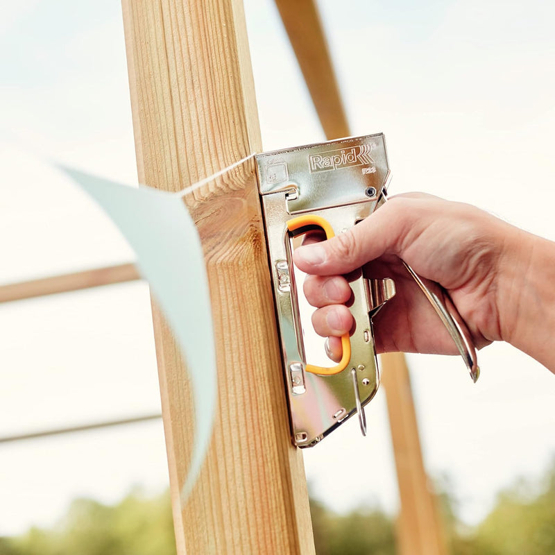 Rapid Handtacker R23, Tacker für Holz und Leinwand, Kompakt, Komplett aus Stahl, für Klammern Typ 13