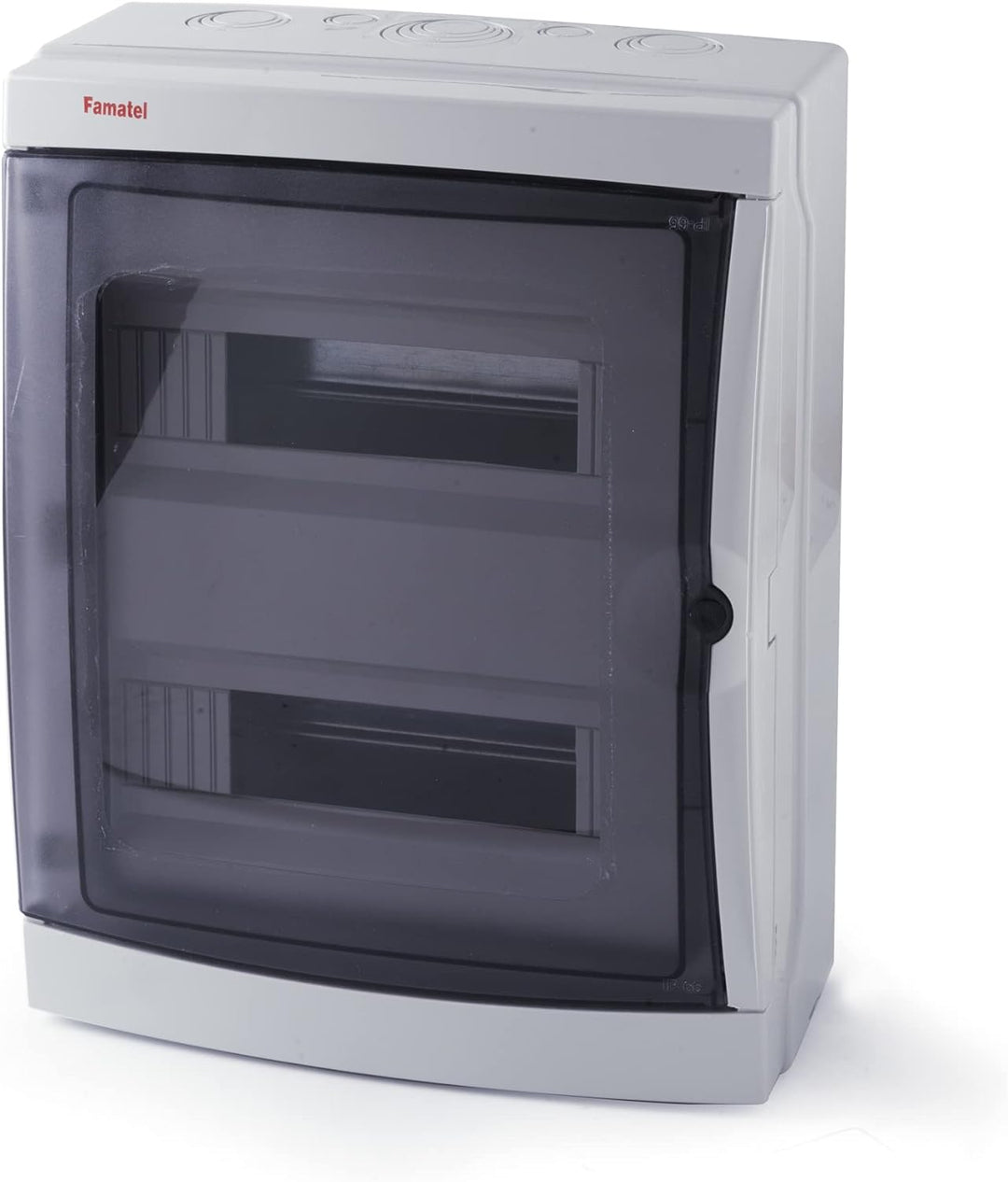 FAMATEL – Aufputzschrank Acqua IP65 I 26 Elemente I 409 x 307 x 150 I Lichtdurchlässige Tür