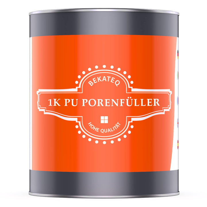 BEKATEQ 1K PU Porenfüller für Steinteppich aussen, UV-fest, 4kg farblos glänzend - kein Vergilben, e