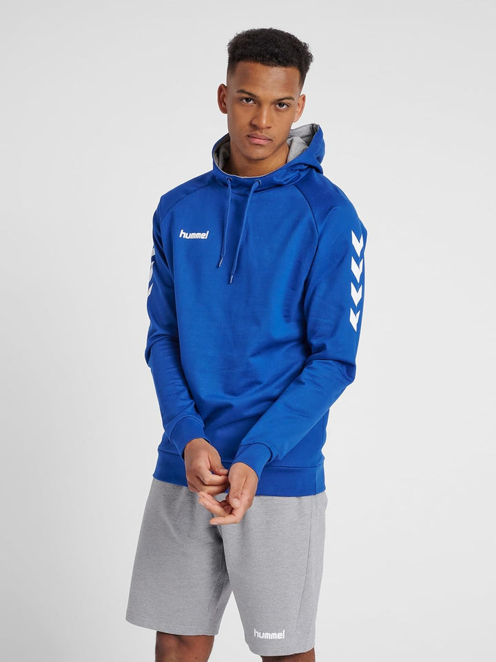 hummel Herren Hmlgo Cotton Hoodie Kapuzenpullover L True Blue, L True Blue