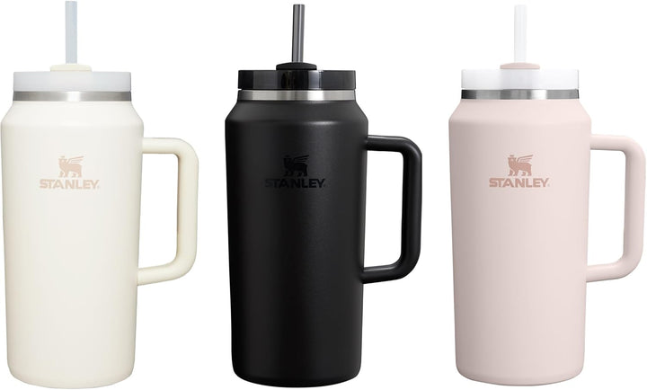 Stanley 1913 Quencher H2.0 Flowstate Trinkflasche Mit Strohhalm - Thermobecher Kühlt 11 Stunden - 48