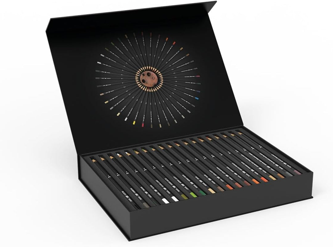 (AK10047) - AK Interactive Pencils Set - Deluxe Edition Box 37 Pencils braun, braun