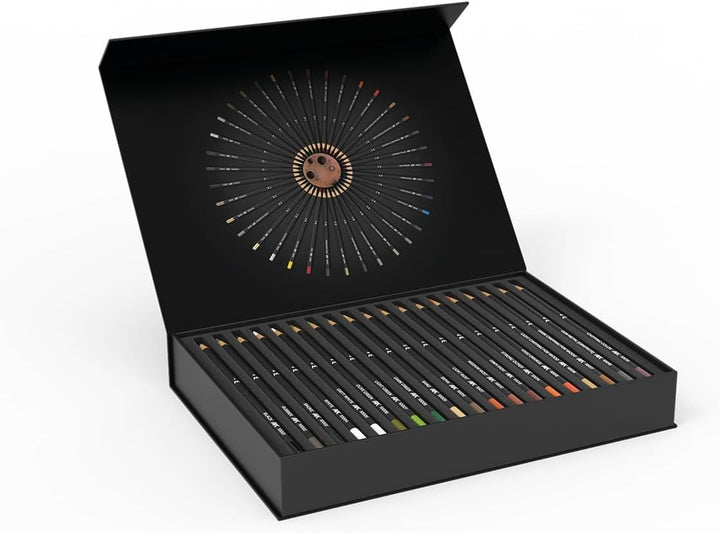 (AK10047) - AK Interactive Pencils Set - Deluxe Edition Box 37 Pencils braun, braun